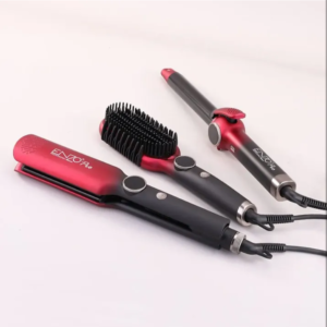 Coffret Enzo original Professionnel Brosse lisseur Chauffant Supercare PRO – Coffret 3 en 1 EN_3133