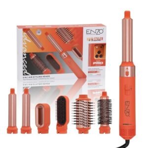 Kit De Coiffage 6En1 1500W Avec Technologie Ionique FlexStyle Enzo EN-6602