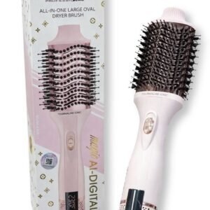 Brosse chauffante Sèche-cheveux multifonctionnel 1800W Enzo EN-4124LE