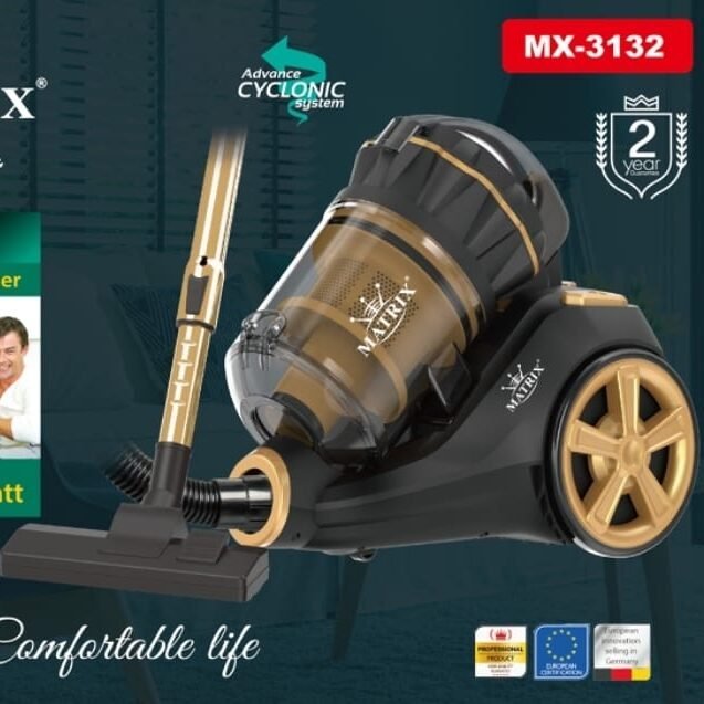 Aspirateur 2400W Noir et Doré Matrix MX-3132 – Image 2