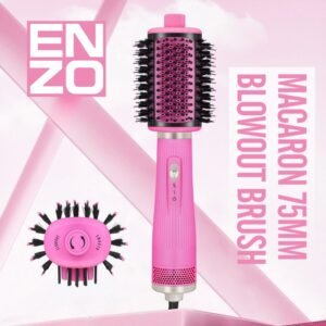 Brosse soufflante Professional 1500W SMOOTH STRAIGHT ENZO Original EN-6214 ROSE