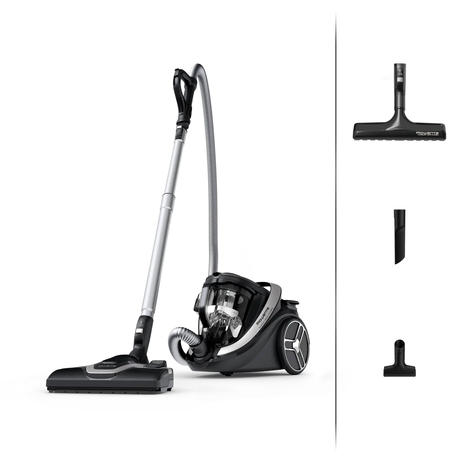 Aspirateur Sans Sac Ultra Silencieux 500W 2.5L Silence Force Cyclonic Effitech Rowenta RO7936EA