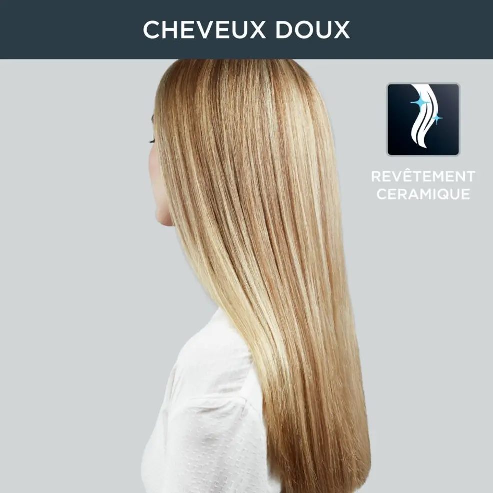 Lisseur À Cheveux 200°C Avec Plaques En Céramique Rowenta Original SF1628F0 – Image 4