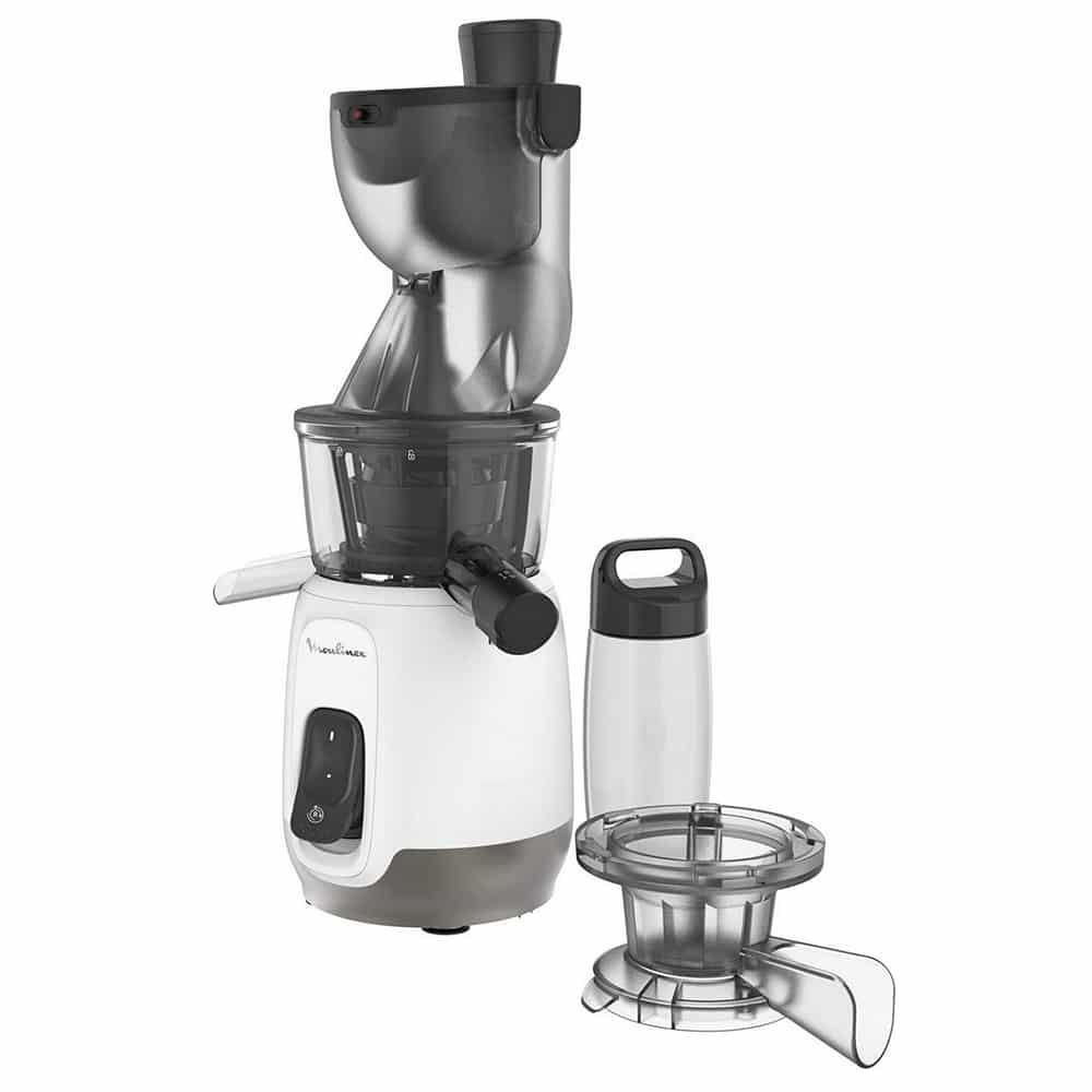 Extracteur De Jus Avec 2 Récipients 800mL et Gourde 600mL 200W Moulinex ZU600110 – Image 4