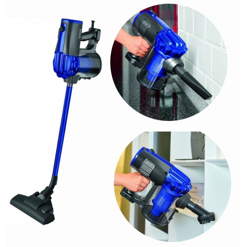 Aspirateur Balai 2en1 Avec Technologie Éco-Cyclone 500mL 600W -Bleu- Bomann BS 1948 CB N – Image 5