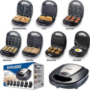 Panineuse Multi Grill 7en1 760W Sonashi SSM-862
