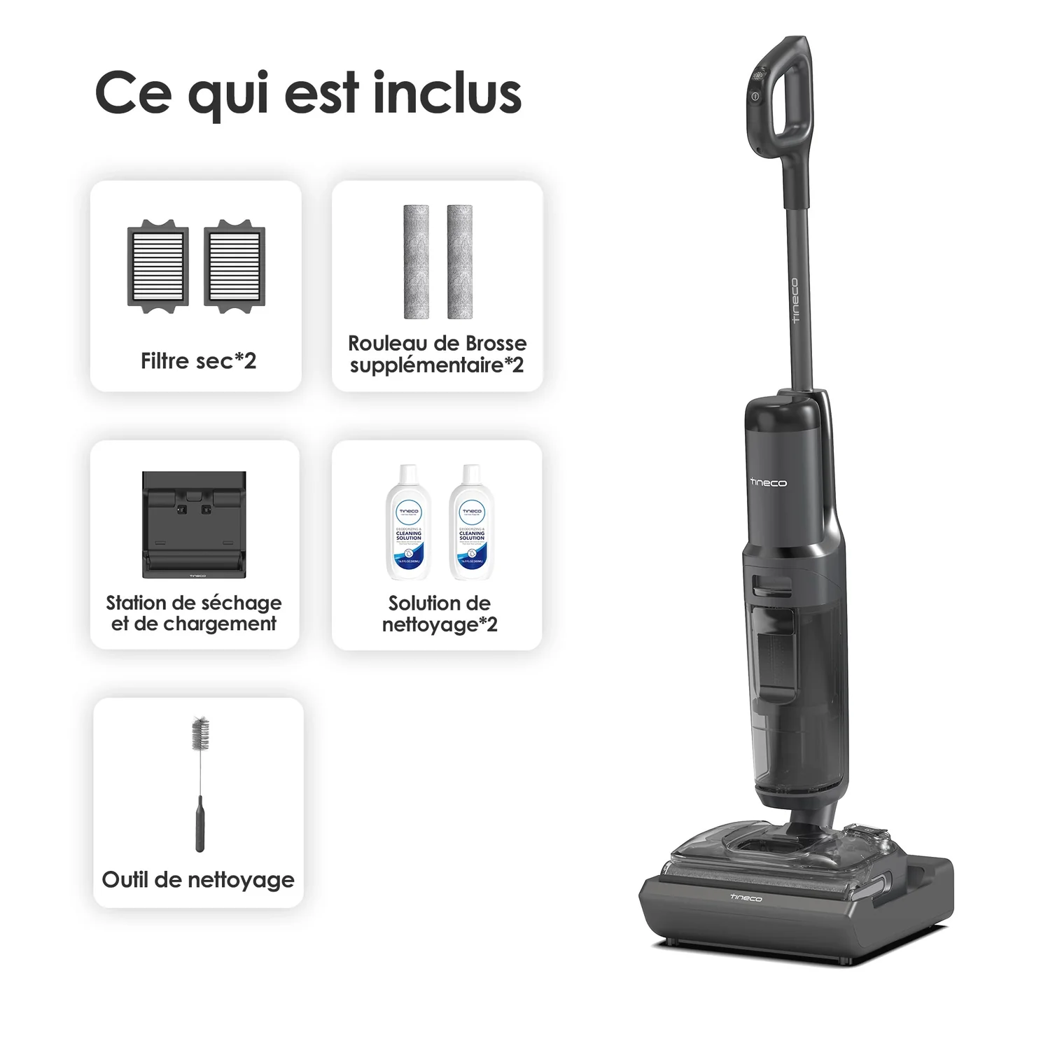 Aspirateur Tineco Floor ONE S7 Stretch Ultra Aspirateur Sec et Humide Sans Fil – Image 9