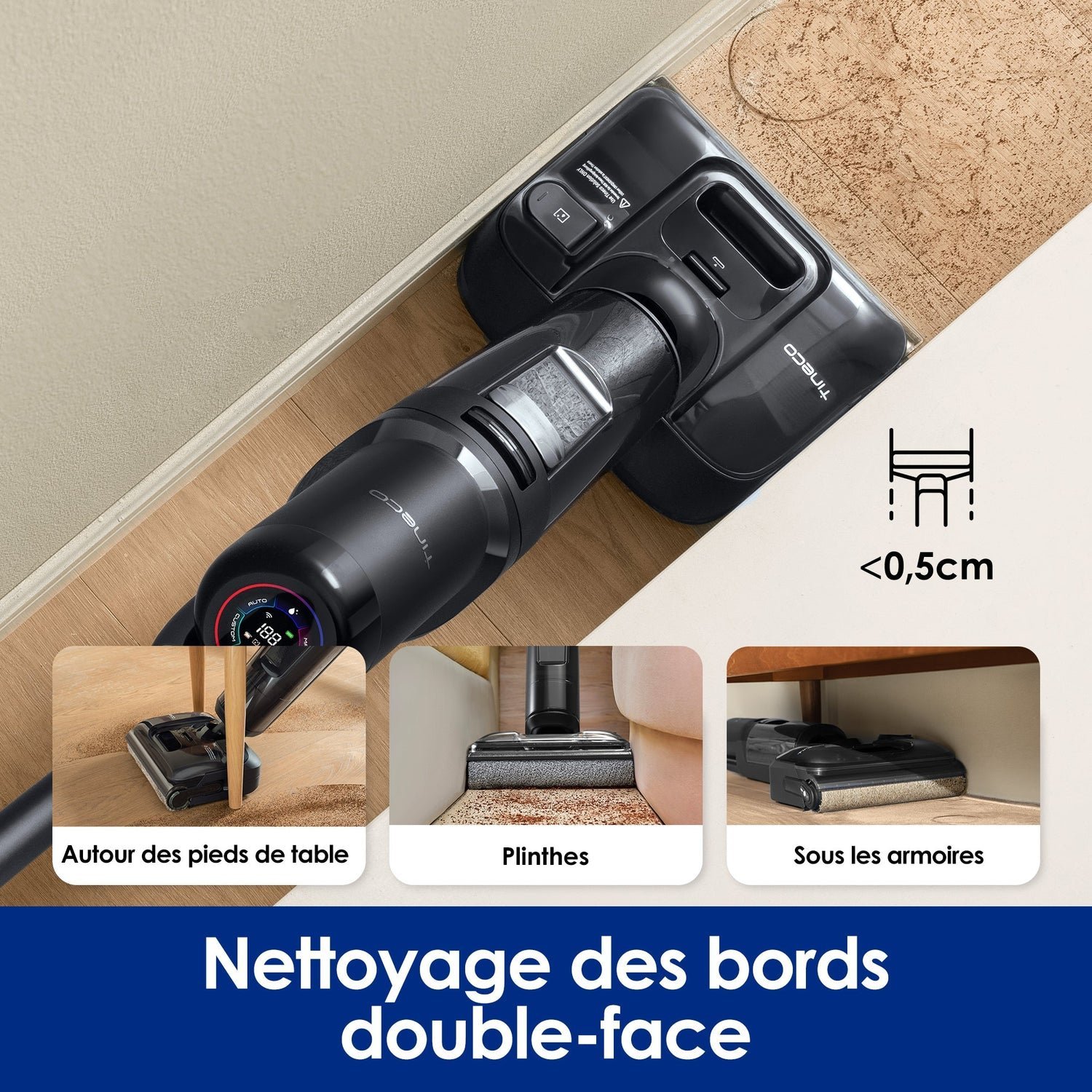 Aspirateur Tineco Floor ONE S7 Stretch Ultra Aspirateur Sec et Humide Sans Fil – Image 5