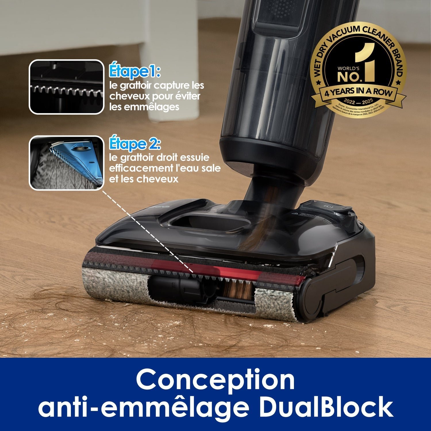Aspirateur Tineco Floor ONE S7 Stretch Ultra Aspirateur Sec et Humide Sans Fil – Image 2