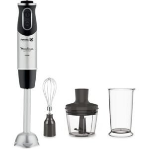 Bras Mixeur 3en1 10 Vitesses Avec Hachoir Et Bol 800mL 1000w Moulinex DD655810