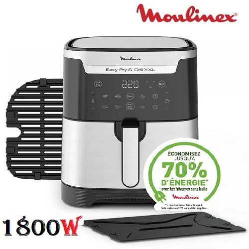 Friteuse Sans Huile À Air Numérique 6.5l 1800w Moulinex EZ801D10 – Image 2