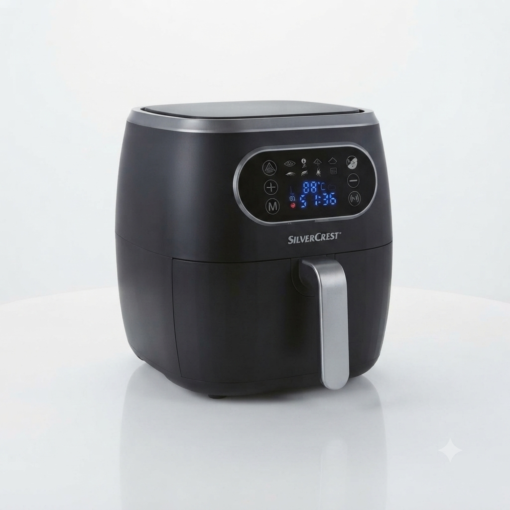 Friteuse SilverCrest 7 litres 1800 w 1 bacs Airfryer DF7006TK-N