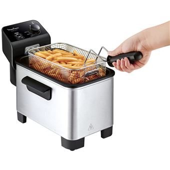 Friteuse moulinex à huile semi professionnel 3L-1.2kg de frites chauffe rapide température réglable Easy pro Metal Moulinex AM331020 – Image 2