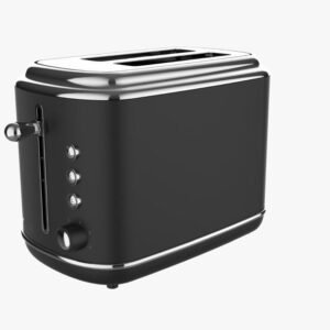 Grille pain NARDI Rétro 1050W Noir 2 tranches NGP220CAN