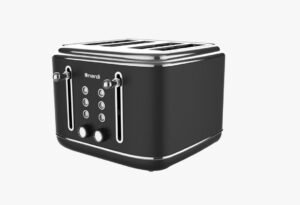 Grille pain NARDI Rétro Noir 2300W 4 tranches NGP420CAN