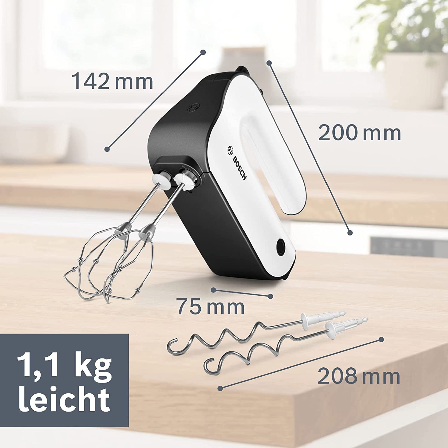 Batteur 450W Bosch MFQ4020 Noir – Image 5