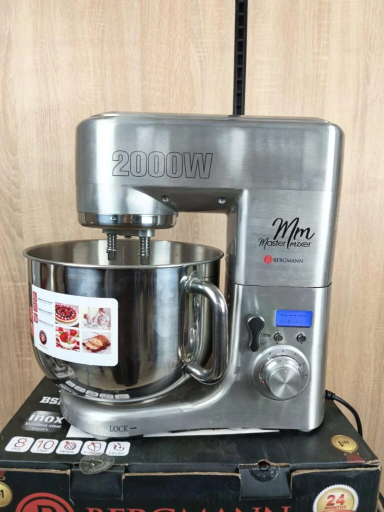 Pétrin double crochet Bergmann 2000 W 10L BSM-2020 – Image 2