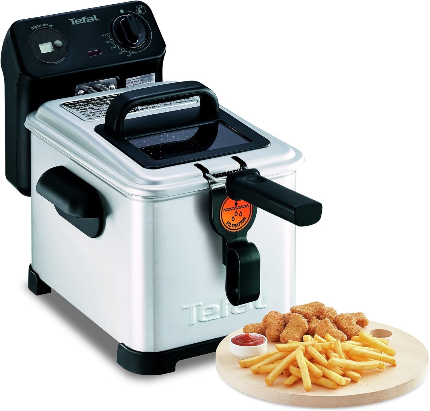 Friteuse inox 4L 2400W Filtra Pro Tefal Original – Image 5