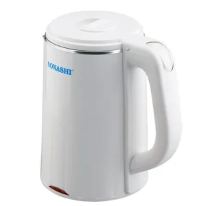 Bouilloire Electrique Sans Fil en Inox 1.2L 1620W Sonashi SKT-1201N