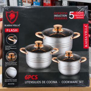 Série 6 Pcs Luxe En INOX Kaisa Villa