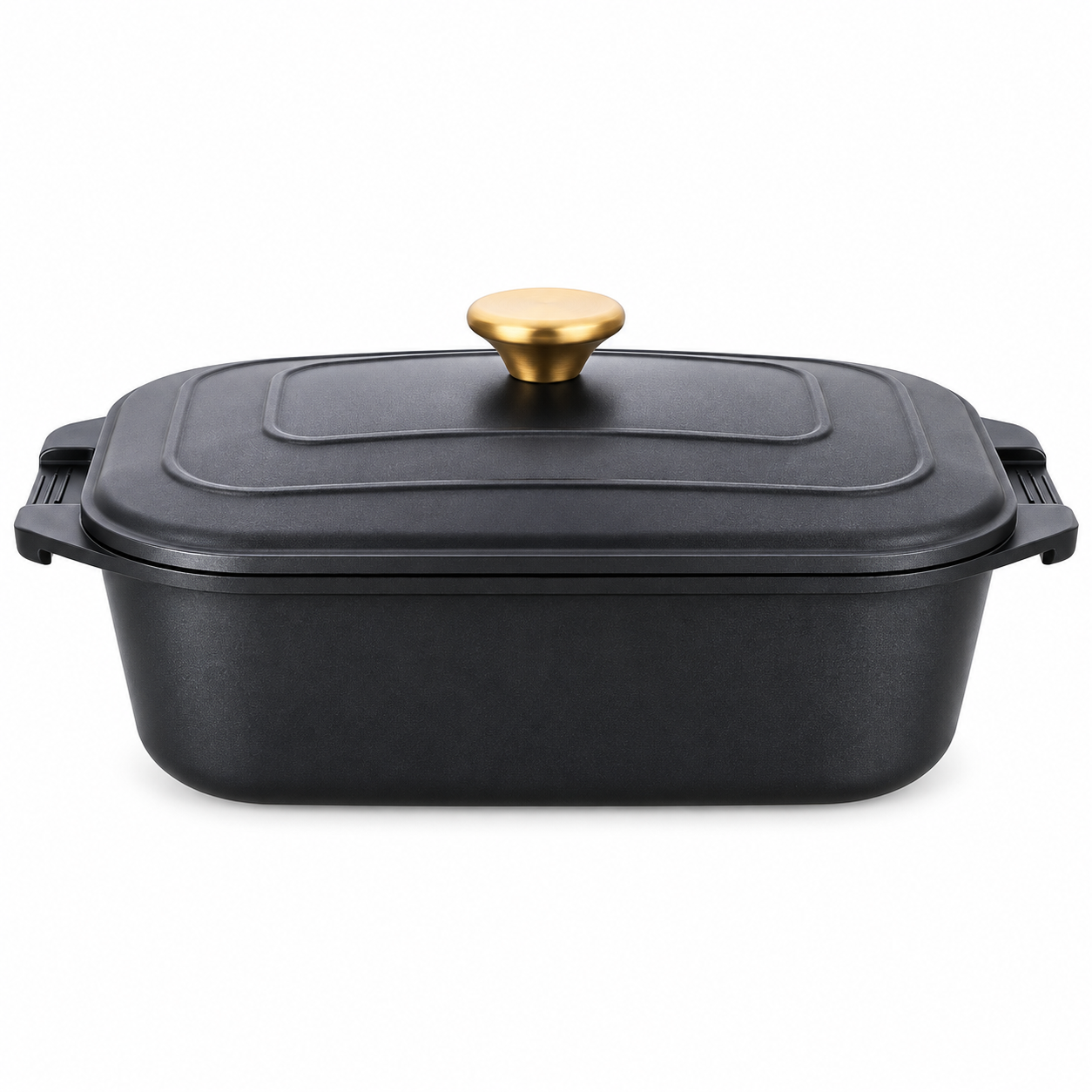 Marmite Rectangulaire Antiadhésive 35 cm avec Couvercle BBF