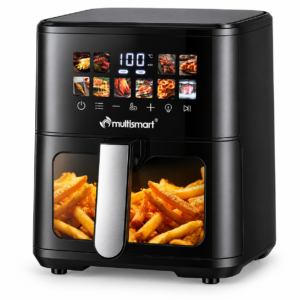 Airfryer Digital 4.5L 1400W Numérique Avec Fenêtre Visible Multismart MS-AF6014