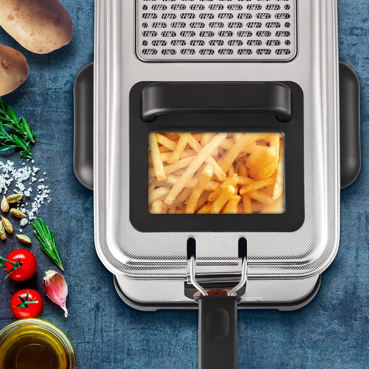 Friteuse inox 4L 2400W Filtra Pro Tefal Original – Image 3