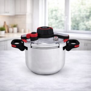 Cocotte 8 L en inox 18/10 avec minuteur Swisswkitchen