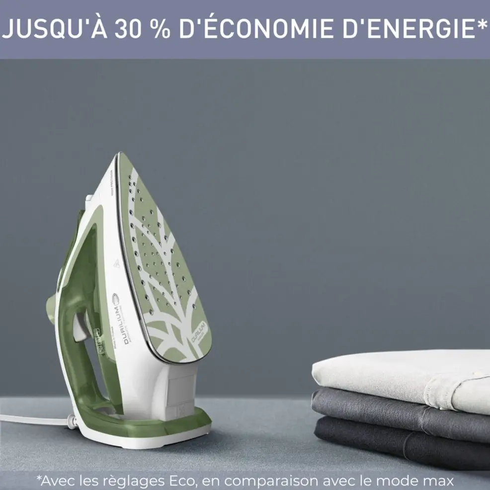 Fer à Repasser Vapeur Calor original , 50 g/min ,2800W Jusqu'à 30 % d'économie d'énergie Easygliss ECO Energy FV5781 – Image 3
