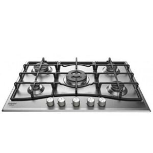 Plaques de cuisson à gaz encastrables 75 cm Hotpoint Ariston PCN 751 T/IX/HA