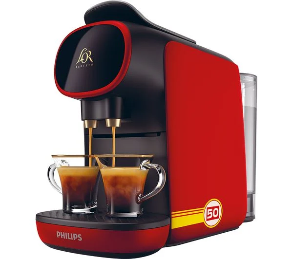 Machine à Café sans Capsules Reconnaissance des Capsules Doubles Philips L’Or Barista Sublime Original Rouge LM9012/51