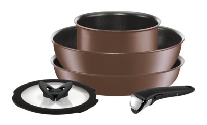 Set De Cuisine 5Pcs Casseroles Avec Poignée Amovible Antiadhésif Ingenio Expertise Tefal L6919093