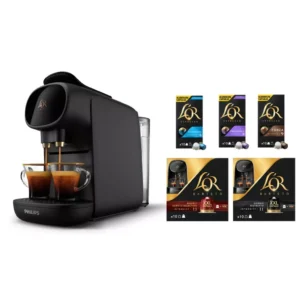 Machine à café à capsules L'Or Barista Philips Original avec 50 capsules Cadeau -LM9012 NOIR